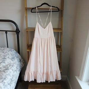 NWT JCrew Pink Midi Dress